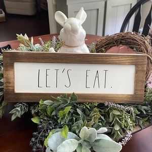 Rae Dunn Wooden “Let’s Eat” Sign